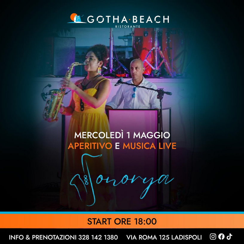 Scopri di più sull'articolo 1 maggio al Gotha! Aperitivo e musica live al tramonto